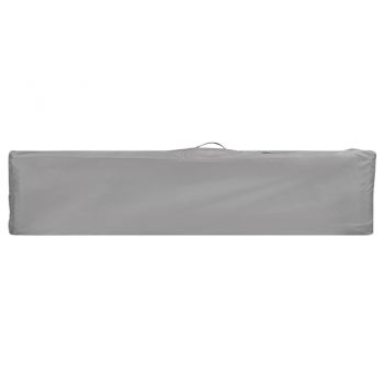 Tarc de joaca pentru copii KikkaBoo Enjoy Grey Cat 2023 cu pliere compacta,usa mare de acces cu fermoar,saltea pliabila moale,inele si geanta pentru transport incluse