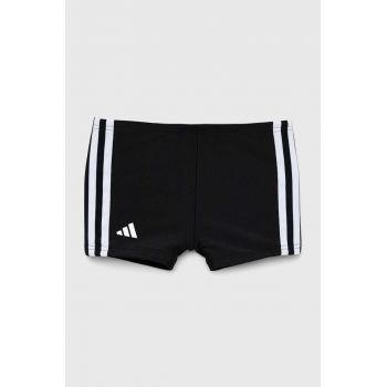 adidas Performance costum de baie copii 3S culoarea negru