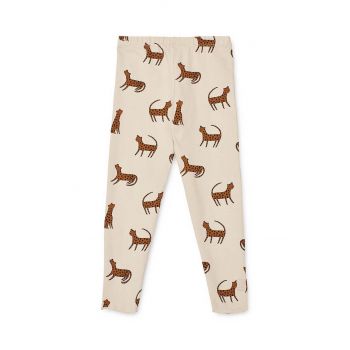 Liewood leggins copii culoarea bej, modelator, LW17205
