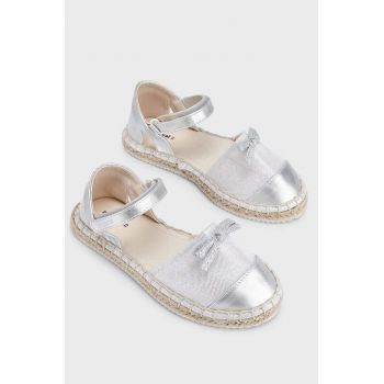 Mayoral sandale copii culoarea argintiu ieftine