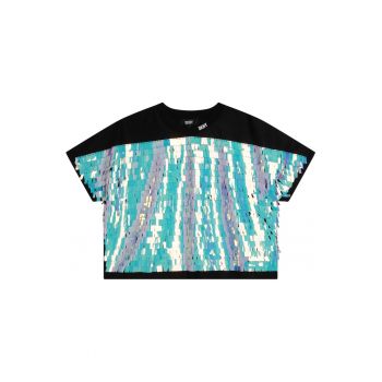 Tricou cu maneci cazute si paiete