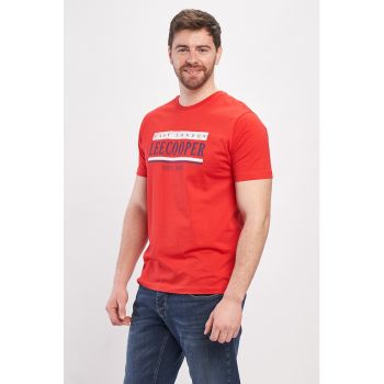 Tricou de bumbac cu imprimeu logo