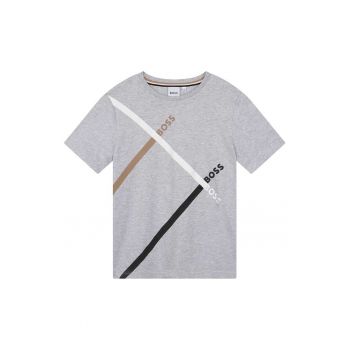 Tricou din bumbac cu imprimeu logo