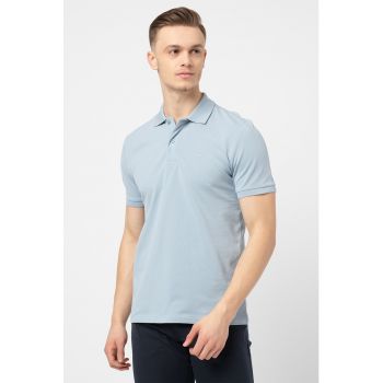 Tricou polo cu logo discret