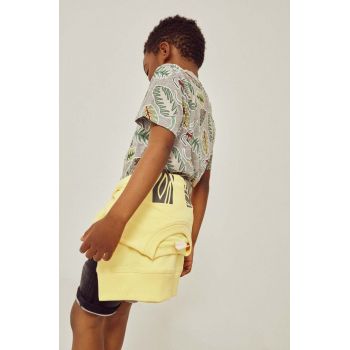 zippy bluza copii culoarea galben, cu imprimeu de firma originala
