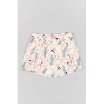 zippy pantaloni scurți din bumbac pentru copii culoarea roz, modelator