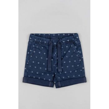 zippy pantaloni scurti copii culoarea albastru marin, modelator, talie reglabila
