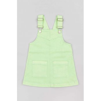 zippy rochie fete culoarea verde, mini, drept ieftina