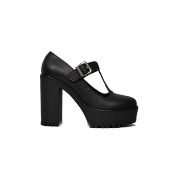 Altercore pumps Lizzy culoarea negru, cu toc drept, Lizzy.Vegan de firma originali