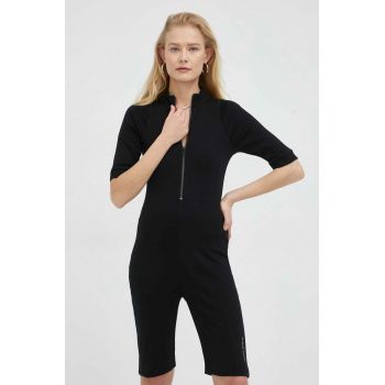 G-Star Raw salopeta din bumbac culoarea negru, bumbac