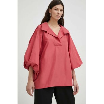 MMC STUDIO bluza femei, culoarea roz, neted de firma originala