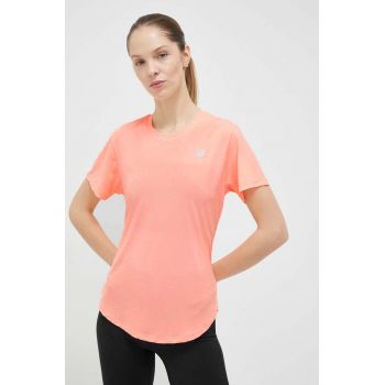 New Balance tricou de alergare Accelerate culoarea portocaliu de firma original