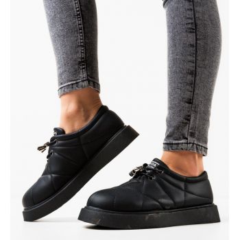 Pantofi dama casual Paoar Negri