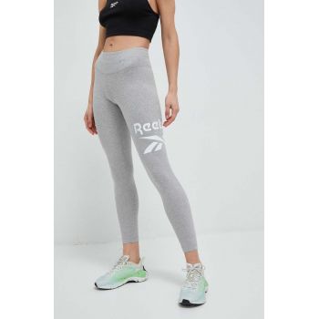 Reebok colanti femei, culoarea gri, modelator