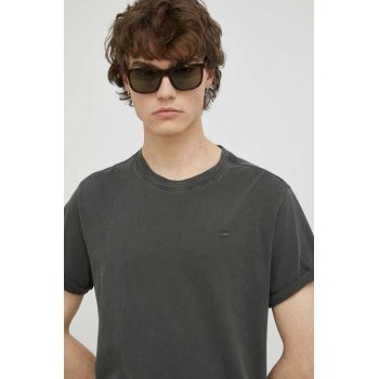 G-Star Raw tricou din bumbac culoarea negru, neted