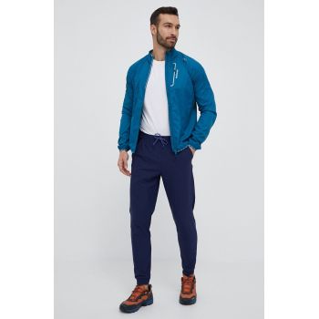 Marmot pantaloni de exterior Elche culoarea albastru marin, neted de firma originali