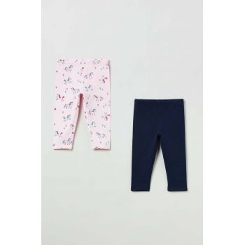 OVS leggins copii culoarea roz, modelator