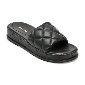 Papuci ALDO negre, CARREAUX001, din piele ecologica