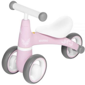 Tricicleta fetite 1-3 ani, Berit Ride-On, Keep Pink, Roz, Skiddou ieftina