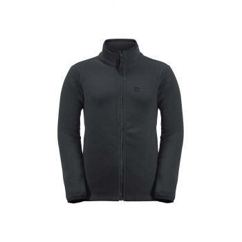 Jack Wolfskin bluza copii TAUNUS JACKET K culoarea negru, neted