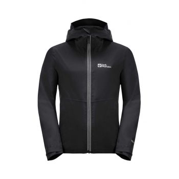 Jack Wolfskin geaca copii JWP SHELL K culoarea negru de firma originala