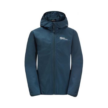 Jack Wolfskin geaca copii SOLYD JACKET K culoarea albastru marin ieftina