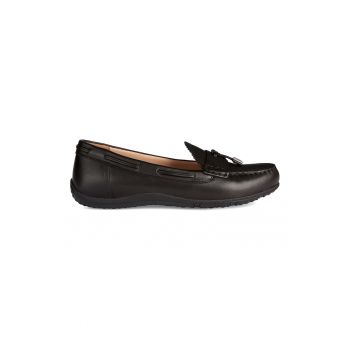 Pantofi loafer de piele cu aplicatii
