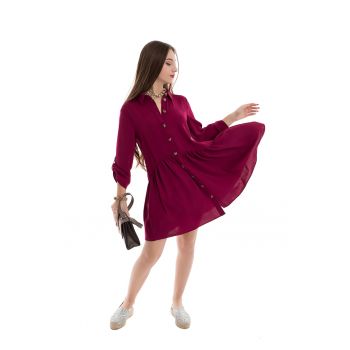 Rochie-camasa cu terminatie evazata Marina