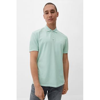 Tricou polo regular fit din pique