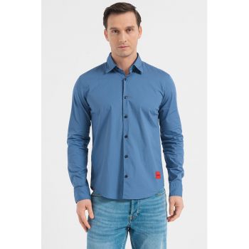 Camasa slim fit cu guler ascutit Ermo