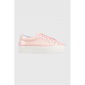 Chiara Ferragni sneakers Tennis Low culoarea roz, CF TENNIS LOW