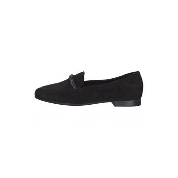 Pantofi loafer din piele intoarsa