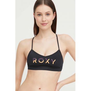 Roxy sutien de baie culoarea alb, cupa usor rigidizata