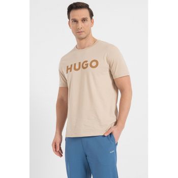 Tricou de bumbac cu imprimeu logo Dulivio