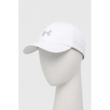 Under Armour sapca culoarea alb, cu imprimeu, 1376705