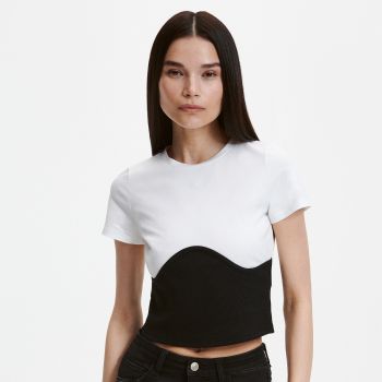 Reserved - Tricou slim - Negru