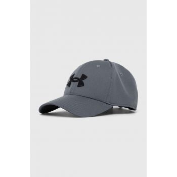 Under Armour sapca Blitzing culoarea gri, cu imprimeu ieftina