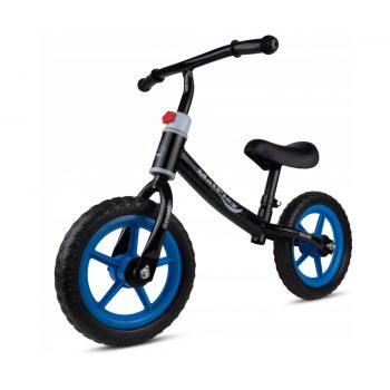 Bicicleta fara pedale MalPlay cu roti EVA 12 inch Blue la reducere