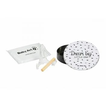 Kit amprenta Cutia magica Baby Art Elegance black and white ieftina