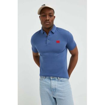 HUGO tricou polo barbati, neted