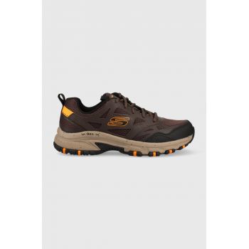 Skechers pantofi Hillcrest barbati, culoarea maro