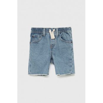 GAP pantaloni scurti din denim pentru copii neted, talie reglabila de firma originali