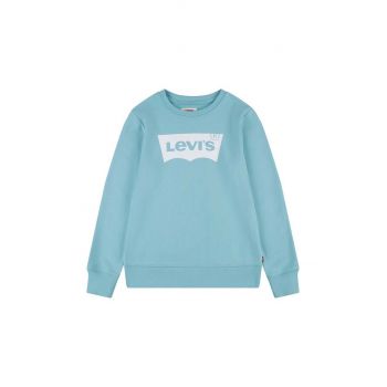 Levi's bluza copii culoarea turcoaz, cu imprimeu de firma originala