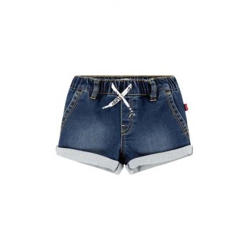 Levi's pantaloni scurti copii culoarea albastru marin, neted de firma originali