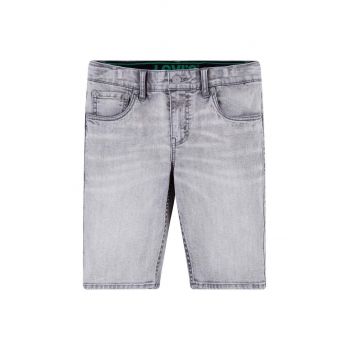 Levi's pantaloni scurti din denim pentru copii culoarea gri ieftini