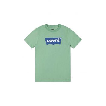 Levi's tricou copii culoarea verde, cu imprimeu ieftin