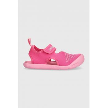 New Balance sandale copii culoarea roz ieftine