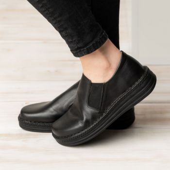 Pantofi piele naturala 9200 negru