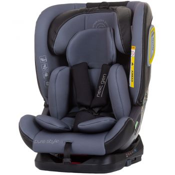 Scaun auto Chipolino Next Gen I-Size 40-150 cm graphite cu sistem Isofix de firma original