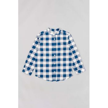 zippy camasa de bumbac pentru copii culoarea albastru marin ieftina